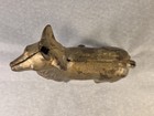 Antique vintage Cast Iron Still Bank Reindeer  A c  Williams Circa Early 1900 s