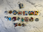 Lot Of 18 Disneyland Trading Pins   1 Vintage Keychain   2 Lanyards   Extra Back