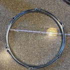 13-inch  6 Lug Chrome Drum Hoop Rim For Snare Drum Or Tom Replacement Part