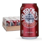 Dr  Brown s Black Cherry Soda   12 Fl Oz  pack Of 24 