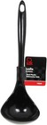 Basic Melamine Cooking Ladle  10 5 Inch  Black