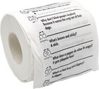 Crap Jokes For The John - Funny Toilet Paper Roll For Bathroom - Party Potty Fun