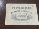 B-017 Helmar Turkish Cigarettes Tobacco Trade Card Coat Of Arms New York 1910