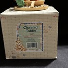 1995 Cherished Teddies Yule Elf Boat 141143 Santa s Workshop Build Helper Nib
