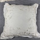 Vintage 2 White Handmade Pillow Shams Shabby Cottage Victorian Core 