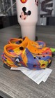 Crocs Classic Tie-dye Clog Unisex Kids Us 6 Slip-on Orange Multicolor