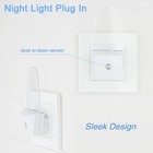 Reminda 4 Pack Night Light Lamp With Dusk To Dawn Sensor  Plug In  Blue Led N   