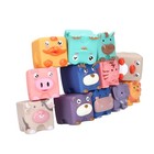 Baby Blocks Soft Silicone Baby Building Blocks Squeeze Toys For Kids O Cx4