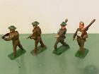 Lead Soldier Vtg Wwi 9 Pc Lot Made In England  Authenticast Erie  War Games