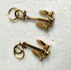 Set Of 2 Anchor Brass Keychains Nautical Key Ring Handcuff Keychain Gift Item