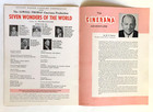 1956 Seven Wonders Of The World Souvenir Program Cinerama Film Oyster Bay Li Vtg