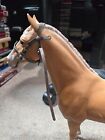 Vintage Marx Johnny West Beige Tan Horse With Wheels 1960 s - 12 Inches
