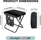 Travel Foldable Stool Portable Foldable Backpack Stool Bag Carry Outdoor Chair