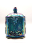 Vintage Iridescent Carnavil Glass 2224 Candy Jar Indiana Glass Co  New    