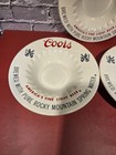 3 Vintage Coors Brewing Company  Advertising Ashtrays From Around The 1970s 