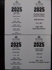 Class Of 2025 4 Card Set Pro Football Hall Of Fame Custom Art Cards 4x6 New