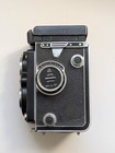 Rolleiflex Tlr 120mm Film Camera Black W  Leather Case