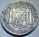1809 Xf-au Peru Silver 8 Reales Genuine Spanish Colonial Imaginary Bust 8r Coin