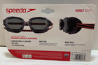 Speedo Adult Gray Expanded View Wide View Goggle Anti Fog Uv Protection New 14 