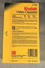 Beta Kodak L-750 - Blank Tape Betamax Video Cassette - Free Shipping