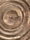 Vintage National Sterling Weighted Candlestick Holders Pair Mid-century Patina