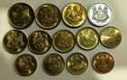 Lot 13 Coins Arab Republic  Lebanon Au