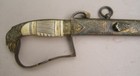 American Regulation Eagle Head Infantry Officer   s Sword   Scabbard  Ca  1821