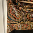 Vintage Russian Pavlov Pasad Fine Wool Scarf 