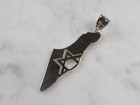 Sterling Silver Jewish Judaica Star Of David Israel Pendant Necklace 4 1g E6895
