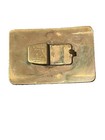 Vintage Brass Ampersand Belt Buckle Kalamazoo Michigan Flying Candian Goose