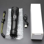 90000lm High Power Xhp50 Led Flashlight Rechargeable Torch Zoom Usb Hand Lantern