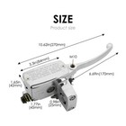 Chrome Brake Master Cylinder Clutch Levers For Suzuki Intruder 800 1400 1500