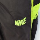 Nike Boys Black yellow Track Pants Logo Side Stripe Size 6 m Athletic