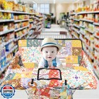 Shopping Cart Cover For Baby 2-in-1 High Chair Cover With Portabl