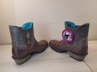 Justin Boots Womens Size 9 B Brown Leather Gypsy Ankle Western Booties