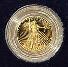 2013-w American Eagle  5 Gold Proof Cameo Coin 1 10 Oz Bullion Ogp Coa 10909