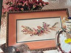 Vintage 1994 Bucilla 10 x5  Victorian Spray Ribbon Embroidery Kit 40972 Sealed