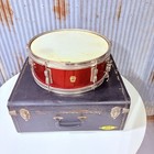 Ludwig Snare Red Sparkle Drum - Vintage Percussion Ludwig Drum Co With Case