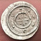 1131-1141 Ad Hungary King Bela Ii B  la The Blind 1131-1141 Silver Denar Coin