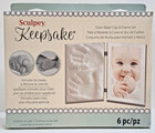 Sculpey Keepsake Baby Handprint Footprint Clay Impression   Photo Frame Kit New