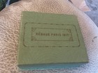 Antique Vintage Highly Decorated Leather Book Of Needles In Box W note