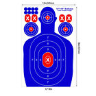 Shooting Range Silhouette Splatter Paper Target 50 Pack-12x18 For Handguns rifle