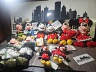 Huge Lot Of Disney Store Bean Bag Plush Nwt  Mickey Minnie Plus Minis