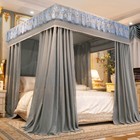 Summer Netting For Bed Double Layers Cloth Curtain Mosquito Net Hooks Tubes New