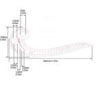 2pcs set Comma-shaped Curve Ruler  Diy Sewing Ruler  French Curve Ruler