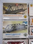 Lot Bachmann Ho Scale Toy Model Railroad Train Cars Tracks Bridge Cape Cod House