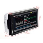 7  Double 2din Car Mp5 Player Bluetooth Touch Screen Stereo Radio With Camera