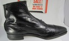 Antique Mgm Studios Men   s Victorian Leather Button Up Black Shoes Fitwell Bates