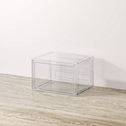 3 6 9pcs Clear Shoe Storage Box Acrylic Magnetic Sneaker Organizer Plastic Box