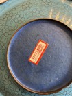 Antique Japanese Japan Cloisonne Cranes Scalloped Plate Decorated